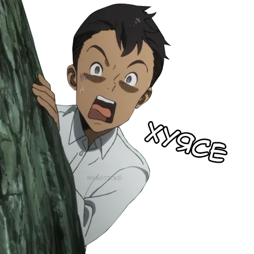 Sticker Обещанный Неверленд @nyasticks - 6