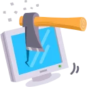 Стикер Офисный бардак - 8