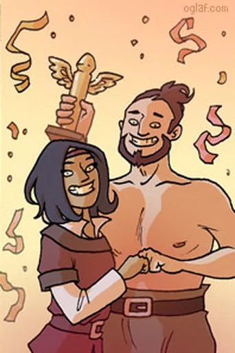 Стикер oglaf_ru - 1