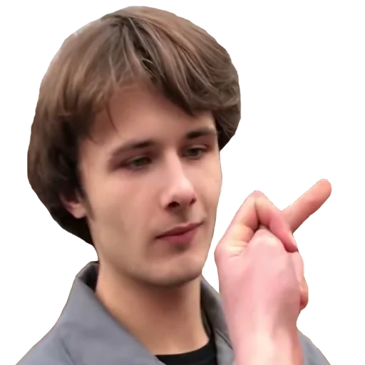 person human face finger