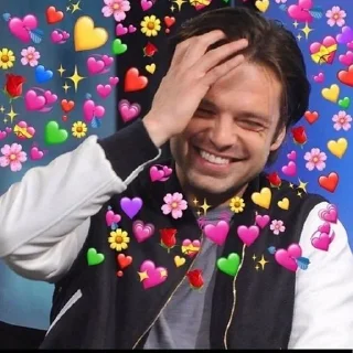 Sticker Oh my God, Sebastian Stan - 7