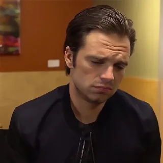 Sticker Oh my God, Sebastian Stan - 3