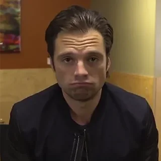 Sticker Oh my God, Sebastian Stan - 5