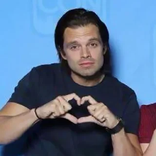 Sticker Oh my God, Sebastian Stan - 1