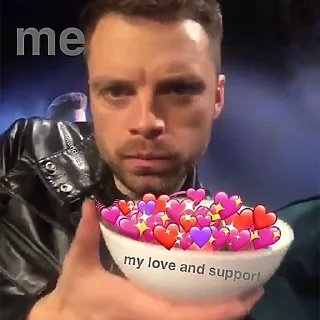 Sticker Oh my God, Sebastian Stan - 2
