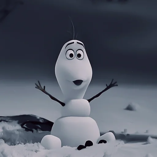 snowman winter cartoon