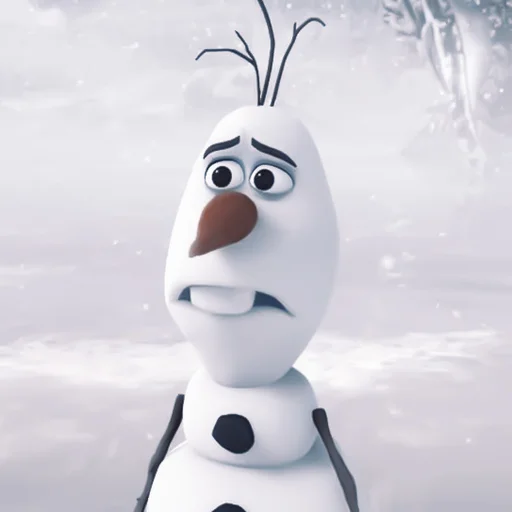 cartoon snowman animation