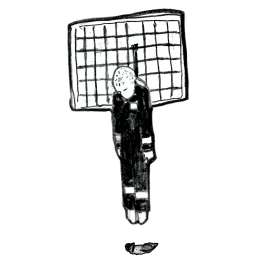 sketch text black and white