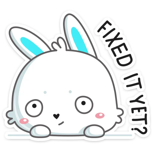 мультфильм клипарт кролик