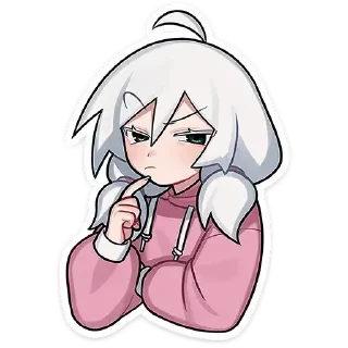 Sticker Оля без надписей @stickers_vk - 5