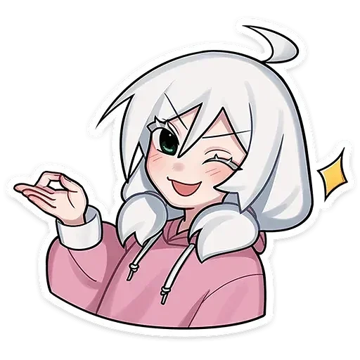 Sticker Оля без надписей @stickers_vk - 0