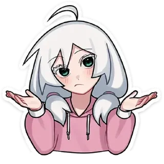 Sticker Оля без надписей @stickers_vk - 1