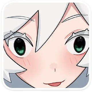 Sticker Оля без надписей @stickers_vk - 6