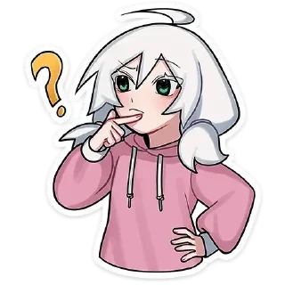 Sticker Оля без надписей @stickers_vk - 2