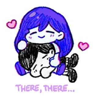 Стикер Official Omori Stickers (OMOCAT) - 4