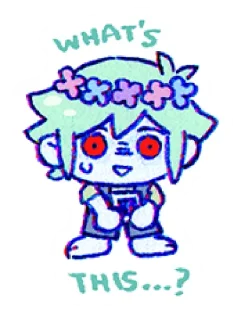 Стикер Official Omori Stickers (OMOCAT) - 8