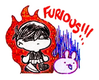 Стикер Official Omori Stickers (OMOCAT) - 10