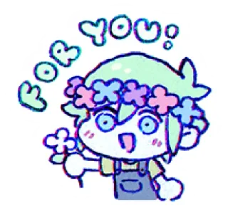 Стикер Official Omori Stickers (OMOCAT) - 7