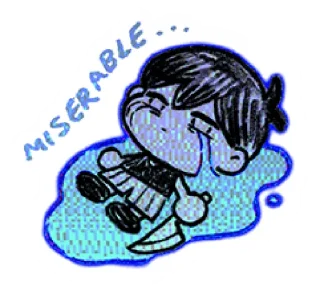 Стикер Official Omori Stickers (OMOCAT) - 2