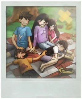 Стикер OMORI Photo Album & Tags ~ @OmoriItalia - 3