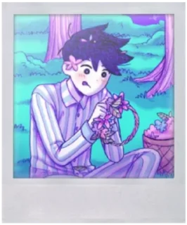 Стикер OMORI Photo Album & Tags ~ @OmoriItalia - 0