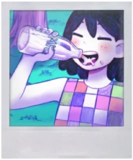 Стикер OMORI Photo Album & Tags ~ @OmoriItalia - 1