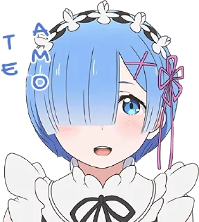 Sticker Re:Zero Rem @oneesanstickers - 2