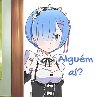 Sticker Re:Zero Rem @oneesanstickers - 3