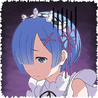 Sticker Re:Zero Rem @oneesanstickers - 8