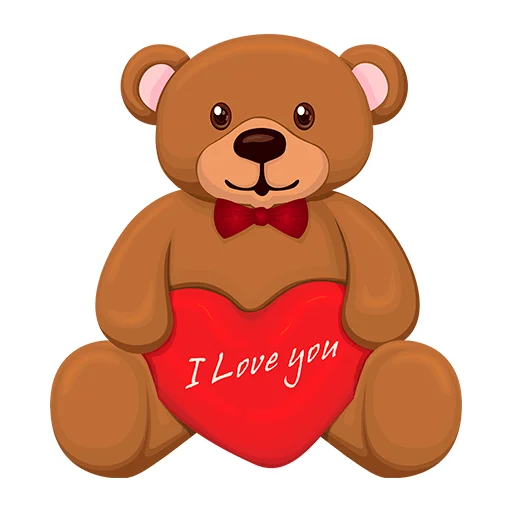 Sticker ookteddybear - 1