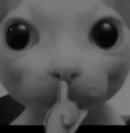 toy black and white cartoon