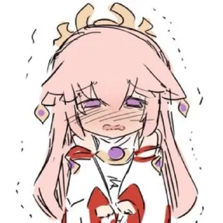 Sticker мико😳😳😵 - 1