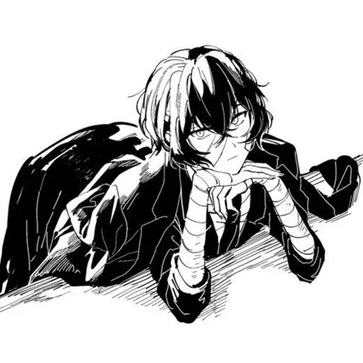 Стикер osamu dazai~ :: @fStikBot - 11