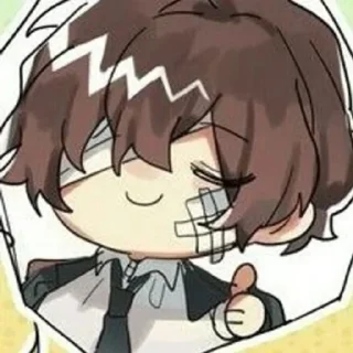 Sticker дазайская мешанина - 11