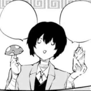 Стикер ・太宰治 ｡˚.” - 3