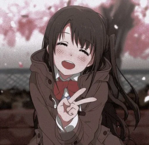 anime cartoon human face