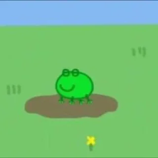 Sticker смішні лягушькі - 6