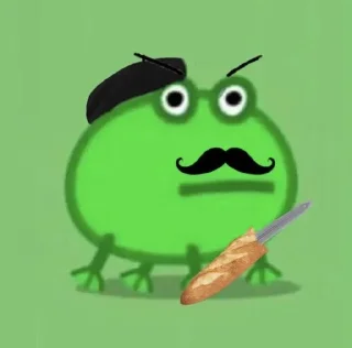 Sticker смішні лягушькі - 2