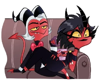 Стикер Отель Хасбин @anime4_arts - 2