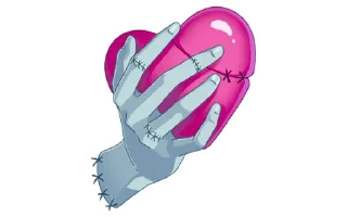 Sticker ❌Франкин и Мериш @stickers_vk x @sumiretsu - 2