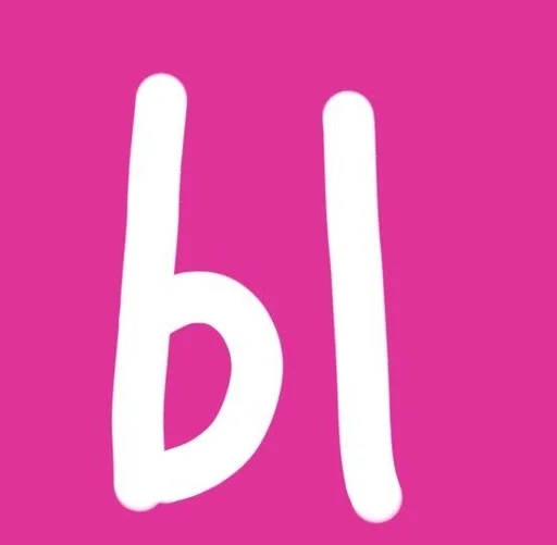 графика шрифт пурпурный