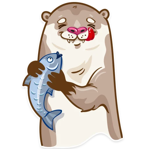 Sticker Johan The Otter - 8