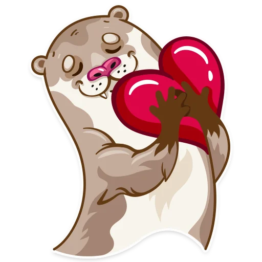 Sticker Johan The Otter - 5