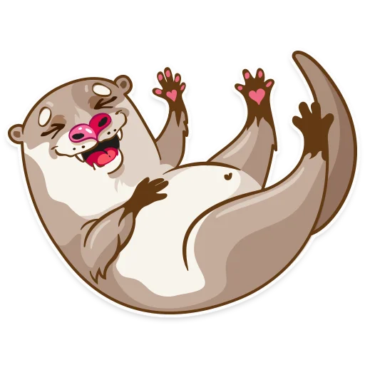 Sticker Johan The Otter - 1