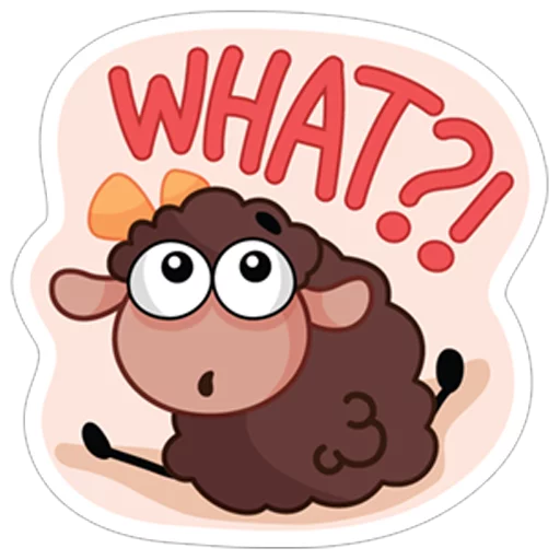 Sticker Овечка Лана - 10