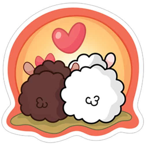Sticker Овечка Лана - 8