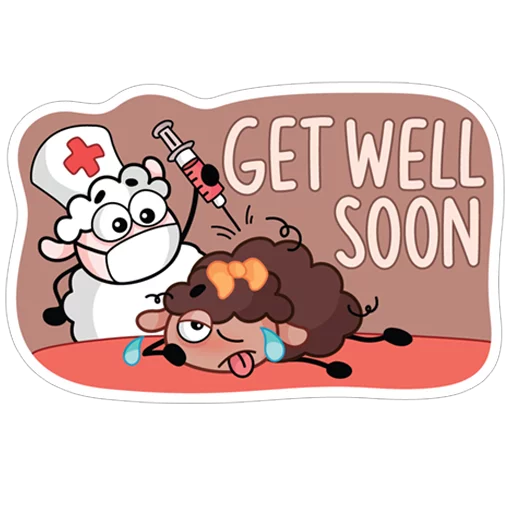 Sticker Овечка Лана - 5
