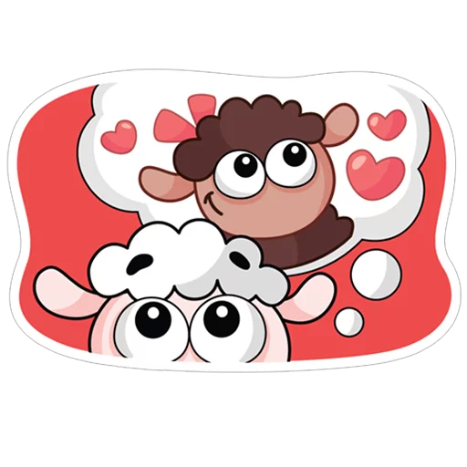 Sticker Овечка Лана - 0