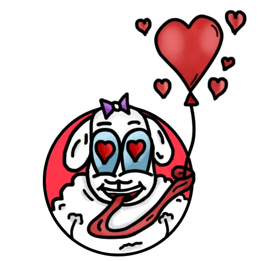 Sticker Овечка Лиза (@nezabuud) - 9