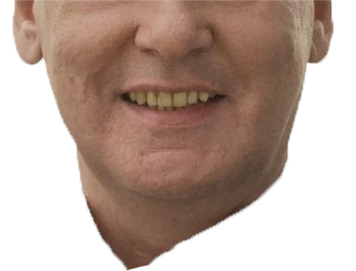 human face smile jaw